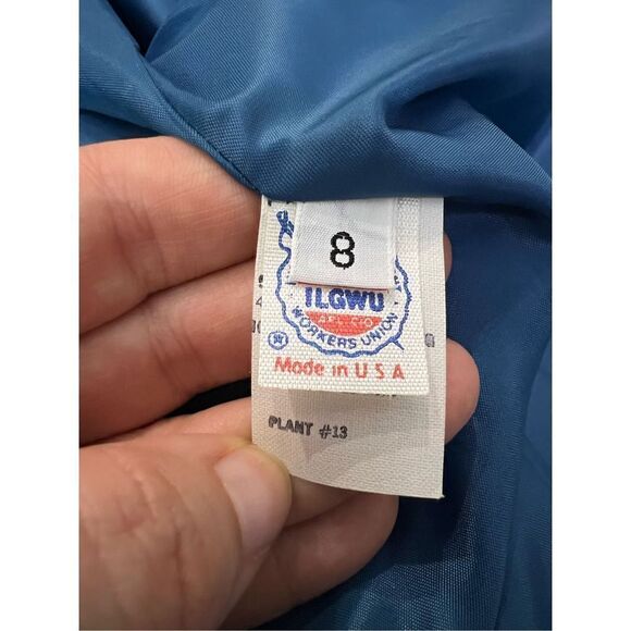 Givenchy sport blue vintage blazer jacket size 8 - Picture 5 of 9